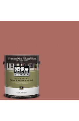 BEHR Premium Plus Ultra 1-gal. #PPU2-13 Colonial Brick Semi-Gloss Enamel Exterior Paint - 585301