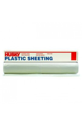 Husky 100 ft. x 10 ft. Clear 3-mil. Plastic Sheeting - CF0310C