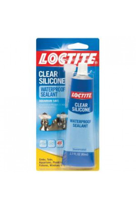 Loctite 2.7 fl. oz. Clear Waterproof Silicone Adhesive (6-Pack) - 908570