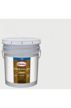 Glidden Premium 5-gal. #HDGCN30 Raindrop White Satin Latex Exterior Paint - HDGCN30PX-05SA