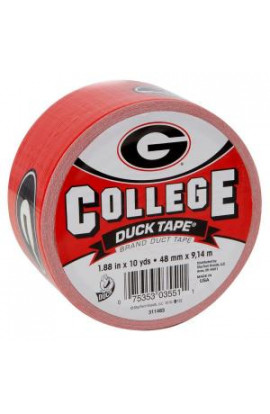 Duck College 1-7/8 in. x 30 ft. University of Georgia Duct Tape - 240266