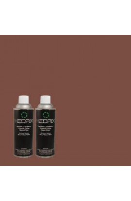Hedrix 11 oz. Match of 4C18-3 Red Bark Semi-Gloss Custom Spray Paint (2-Pack) - SG02-4C18-3