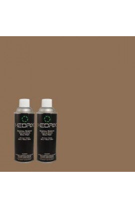 Hedrix 11 oz. Match of PPU5-3 Antique Earth Flat Custom Spray Paint (8-Pack) - F08-PPU5-3