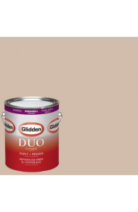 Glidden DUO 1-gal. #HDGWN02D Desert Sand Eggshell Latex Interior Paint with Primer - HDGWN02D-01E