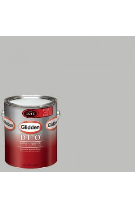 Glidden DUO 1-gal. #GLN50 Pebble Grey Flat Interior Paint with Primer - GLN50-01F