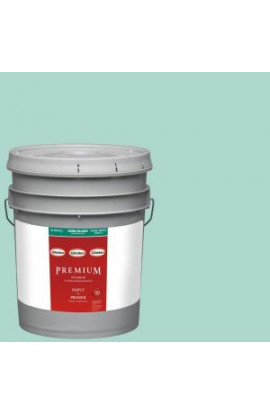 Glidden Premium 5-gal. #HDGB06 Washed Teal Semi-Gloss Latex Interior Paint with Primer - HDGB06P-05S