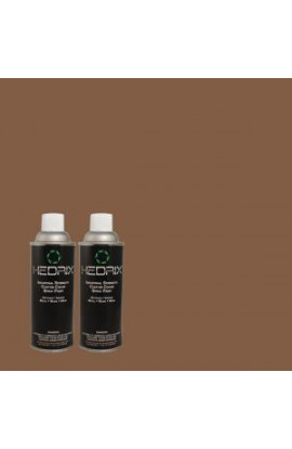 Hedrix 11 oz. Match of 3B27-6 Owl Brown Gloss Custom Spray Paint (2-Pack) - G02-3B27-6