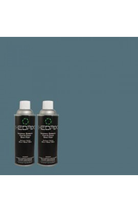 Hedrix 11 oz. Match of 2B45-6 Night Sea Gloss Custom Spray Paint (2-Pack) - G02-2B45-6