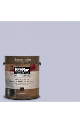 BEHR Premium Plus Ultra 1-gal. #630E-3 Grape Lavender Flat/Matte Interior Paint - 175001