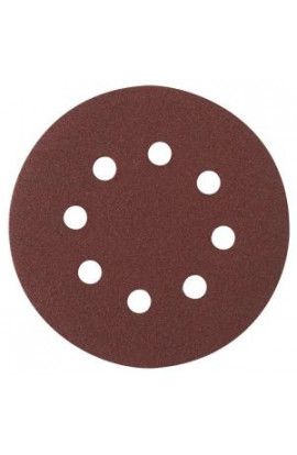 Bosch 5 in. 8-Hole Red 60/120/240 Assorted Grits Hook and Loop Sanding Disc (6-Pack) - SR5R000
