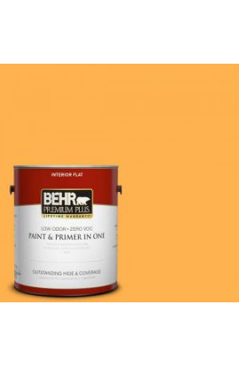 BEHR Premium Plus 1-gal. #P250-6 Splendor Gold Flat Interior Paint - 130001