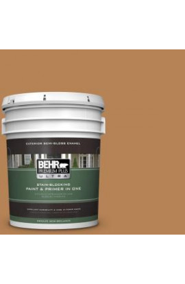 BEHR Premium Plus Ultra 5-gal. #S250-5 Roasted Cashew Semi-Gloss Enamel Exterior Paint - 585305