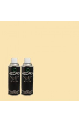 Hedrix 11 oz. Match of 2B8-2 Blond Yellow Semi-Gloss Custom Spray Paint (2-Pack) - SG02-2B8-2
