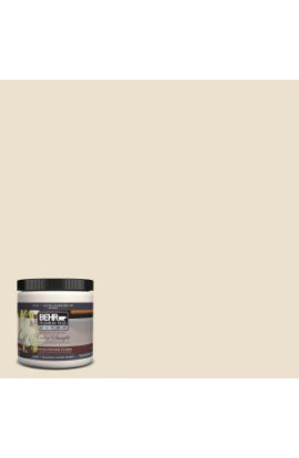 BEHR Premium Plus Ultra 8 oz. #UL160-12 Ivory Lace Interior/Exterior Paint Sample - UL160-12