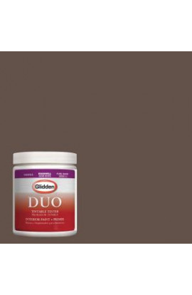 Glidden DUO 8 oz. #HDGWN13U Authentic Brown Latex Interior Paint Tester - HDGWN13U-08D