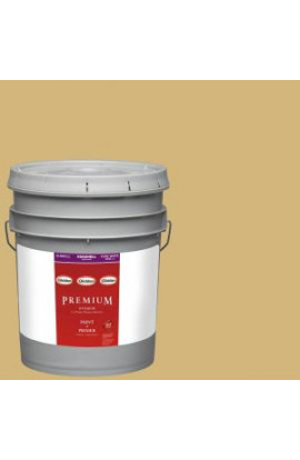 Glidden Premium 5-gal. #HDGY37D Spinning Straw Gold Eggshell Latex Interior Paint with Primer - HDGY37DP-05E