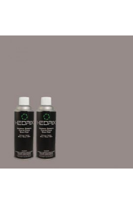 Hedrix 11 oz. Match of PPU16-15 Gray Heather Semi-Gloss Custom Spray Paint (2-Pack) - SG02-PPU16-15