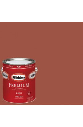 Glidden Premium 1-gal. #HDGO08D Cinnamon Stick Flat Latex Interior Paint with Primer - HDGO08DP-01F