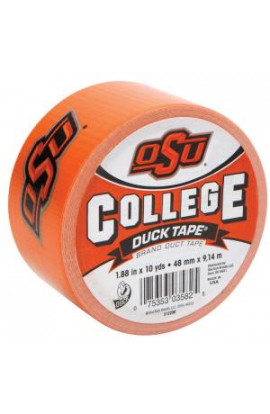 Duck College 1-7/8 in. x 30 ft. Oklahoma State Duct Tape (6-Pack) - 240282