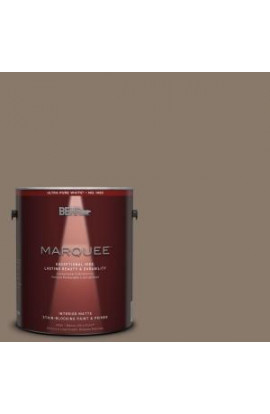 BEHR MARQUEE 1 gal. #MQ2-38 Grizzly One-Coat Hide Matte Interior Paint - 145401