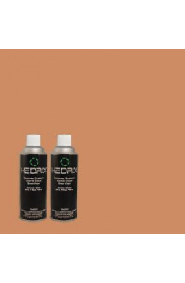 Hedrix 11 oz. Match of MQ4-39 Cabana Melon Semi-Gloss Custom Spray Paint (8-Pack) - SG08-MQ4-39