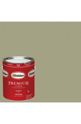 Glidden Premium 1-gal. #HDGG25 Pacific Pines Sage Flat Latex Interior Paint with Primer - HDGG25P-01F