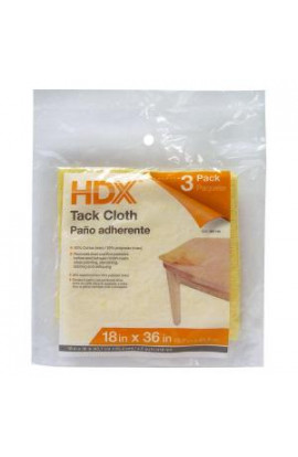 HDX 4-1/2 sq. ft. Tack Cloth, 12 Pack of 3 Cloths - K-99261-12
