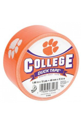 Duck College 1-7/8 in. x 30 ft. Clemson Duct Tape (6-Pack) - 240263