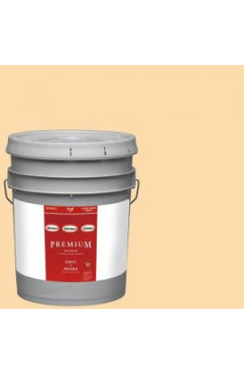 Glidden Premium 5-gal. #HDGO58U Champagne Mimosa Flat Latex Interior Paint with Primer - HDGO58UP-05F