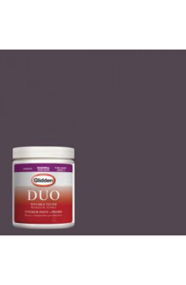 Glidden DUO 8 oz. #HDGV65D Nighttime Purple Latex Interior Paint Tester - HDGV65D-08D