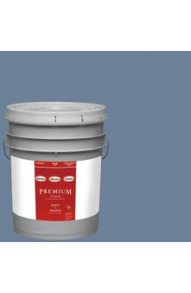 Glidden Premium 5-gal. #HDGV21U Prairie Kitchen Blue Flat Latex Interior Paint with Primer - HDGV21UP-05F