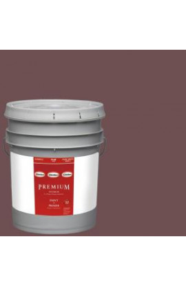 Glidden Premium 5-gal. #HDGR38D Wild Cranberry Flat Latex Interior Paint with Primer - HDGR38DP-05F