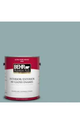 BEHR Premium Plus Home Decorators Collection 1-gal. #HDC-CL-25 Oceanus Hi-Gloss Enamel Interior/Exterior Paint - 840001
