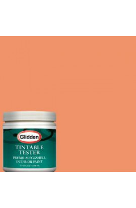 Glidden Premium 8-oz. Ripe Apricot Interior Paint Tester - GLO23  D8