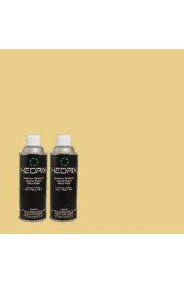 Hedrix 11 oz. Match of 2A5-4 Batik Yellow Semi-Gloss Custom Spray Paint (2-Pack) - SG02-2A5-4