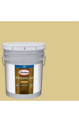 Glidden Premium 5-gal. #HDGY63 Golden Kiwi Satin Latex Exterior Paint - HDGY63PX-05SA
