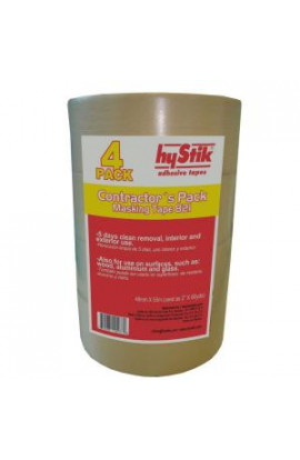 hyStik 2 in. x 60 yds. Contractor's Grade Painting Masking Tape (4-Pack) - 821-2-4PK