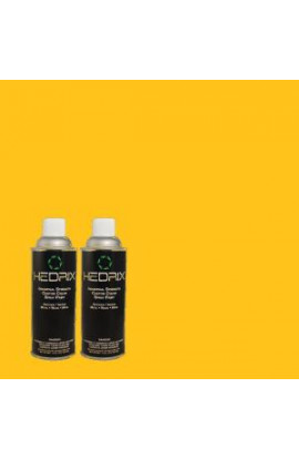 Hedrix 11 oz. Match of 4C2-3 Meadow Daisy Low Lustre Custom Spray Paint (2-Pack) - 4C2-3