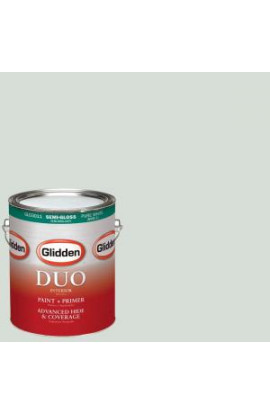 Glidden DUO 1-gal. #HDGCN16D Mint Shadow Semi-Gloss Latex Interior Paint with Primer - HDGCN16D-01S