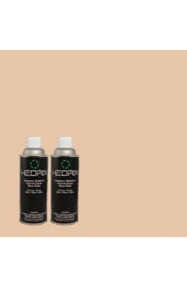 Hedrix 11 oz. Match of 8406 Desert Bloom Semi-Gloss Custom Spray Paint (2-Pack) - SG02-8406