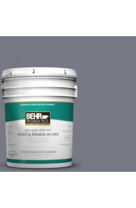 BEHR Premium Plus 5-gal. #N540-5 Infamous Semi-Gloss Enamel Interior Paint - 340005