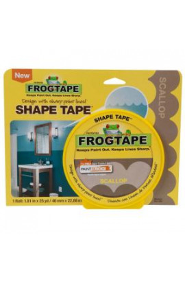 FrogTape 1.81 in. x 25 yds. Scallop Shape Painting Tape - 282548