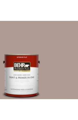 BEHR Premium Plus 1-gal. #N170-4 Coffee with Cream Flat Interior Paint - 140001