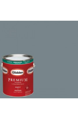 Glidden Premium 1-gal. #HDGCN25D Western Sky Blue Semi-Gloss Latex Interior Paint with Primer - HDGCN25DP-01S