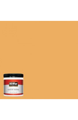 BEHR Premium Plus 8 oz. #PMD-74 Sweet Honey Interior/Exterior Paint Sample - PMD-74PP