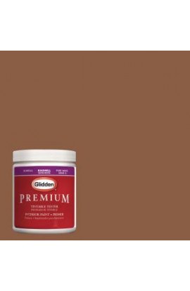 Glidden Premium 8 oz. #HDGO26 Fresh Baked Pumpernickel Latex Interior Paint Tester - HDGO26-08P