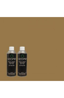 Hedrix 11 oz. Match of 3B5-6 Shagbark Flat Custom Spray Paint (2-Pack) - F02-3B5-6