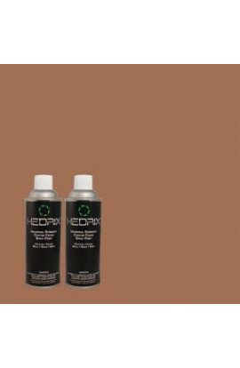 Hedrix 11 oz. Match of 220F-6 Chocolate Curl Semi-Gloss Custom Spray Paint (2-Pack) - SG02-220F-6