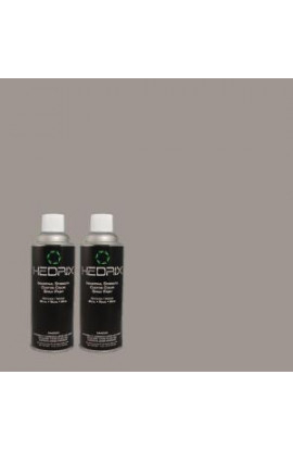 Hedrix 11 oz. Match of PPU18-4 Dark Pewter Low Lustre Custom Spray Paint (8-Pack) - LL08-PPU18-4