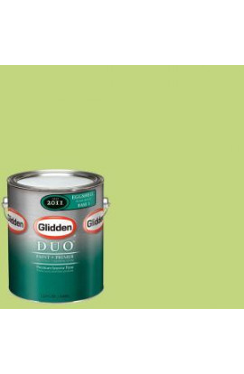 Glidden DUO 1-gal. #GLG03 Spring Green Eggshell Interior Paint with Primer - GLG03-01E